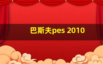 巴斯夫pes 2010